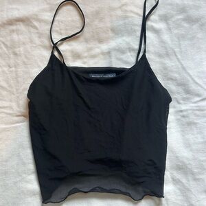 Brandy Melville Black Camisole mesh tank top